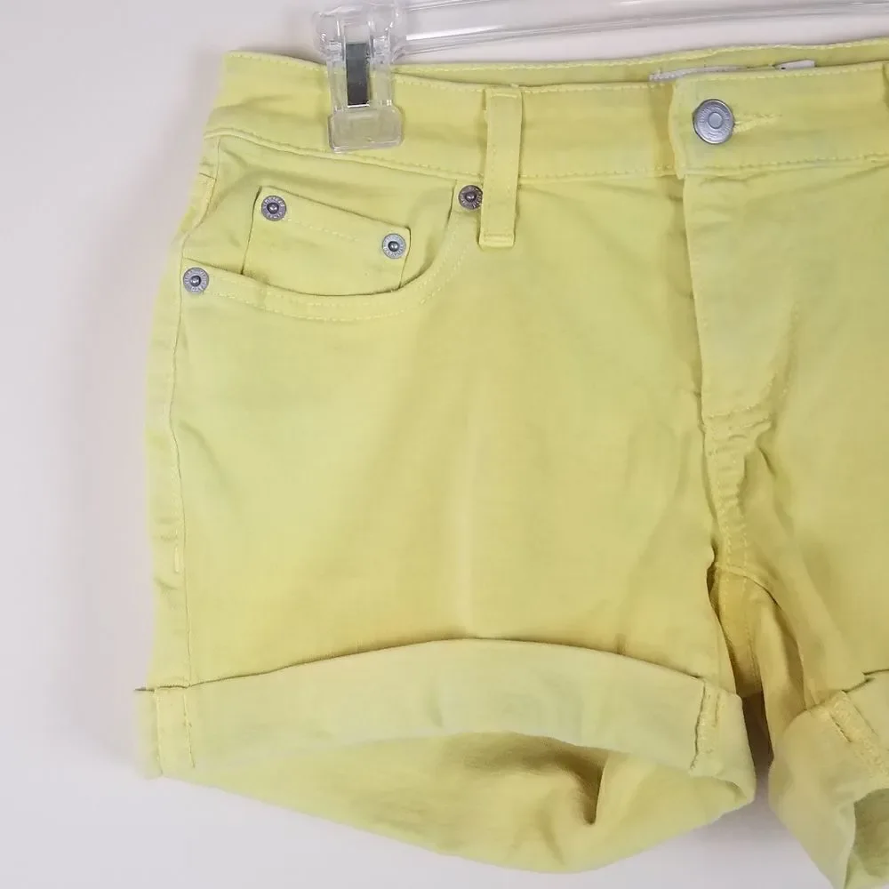 Vineyard Vines Yellow Denim Shorts 00 - Picture 3 of 8